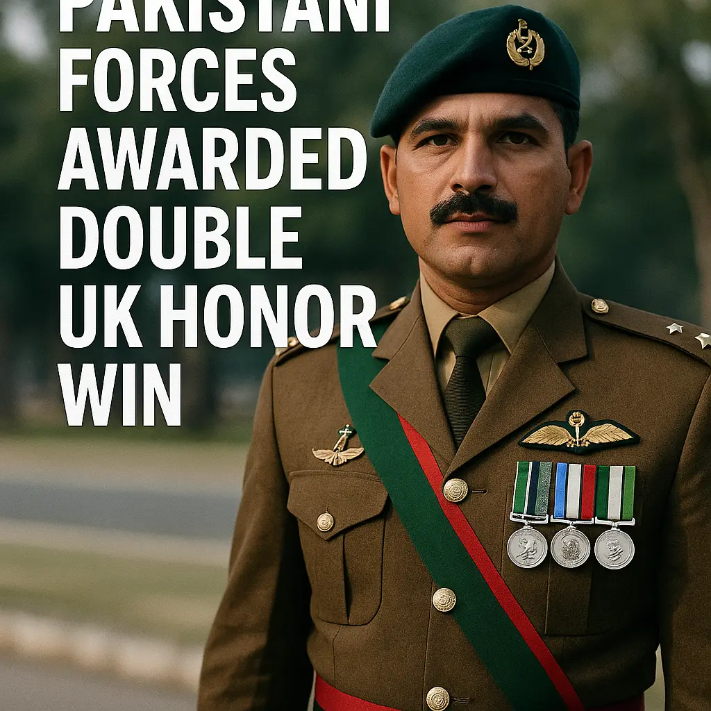 Pakistani Forces Make History: Double Award Win in UK Military Excellence Ceremony