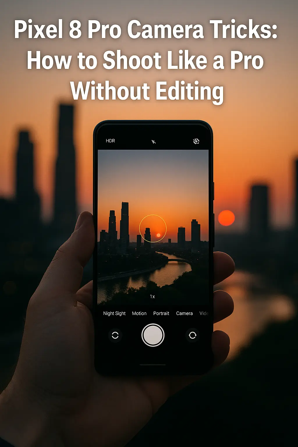 Pixel 8 Pro Camera Tricks: How to Shoot Like a Pro Without Editing